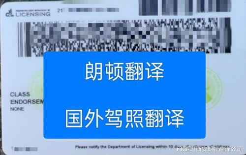 咸阳境外驾照翻译换领中国驾照全流程及摄影摄像服务指南